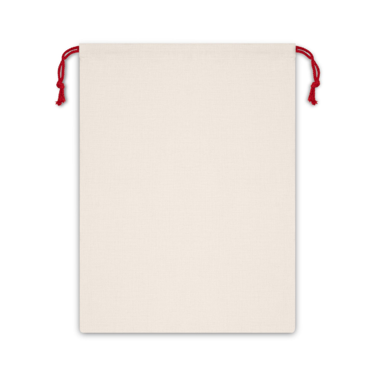 Santa Loves Hockey Players a Little More Linen Gift Bag