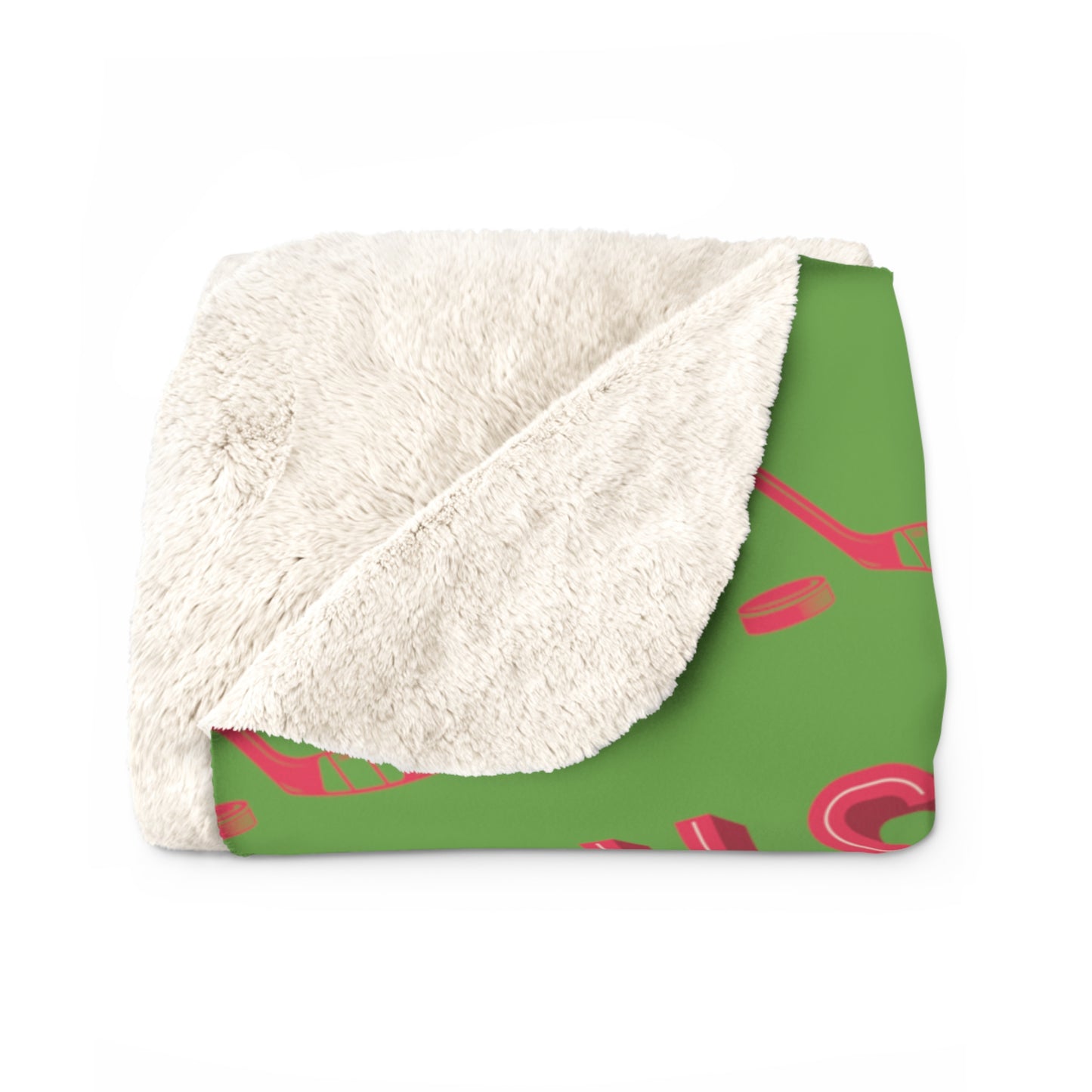 Hockey USA Sherpa Fleece Blanket