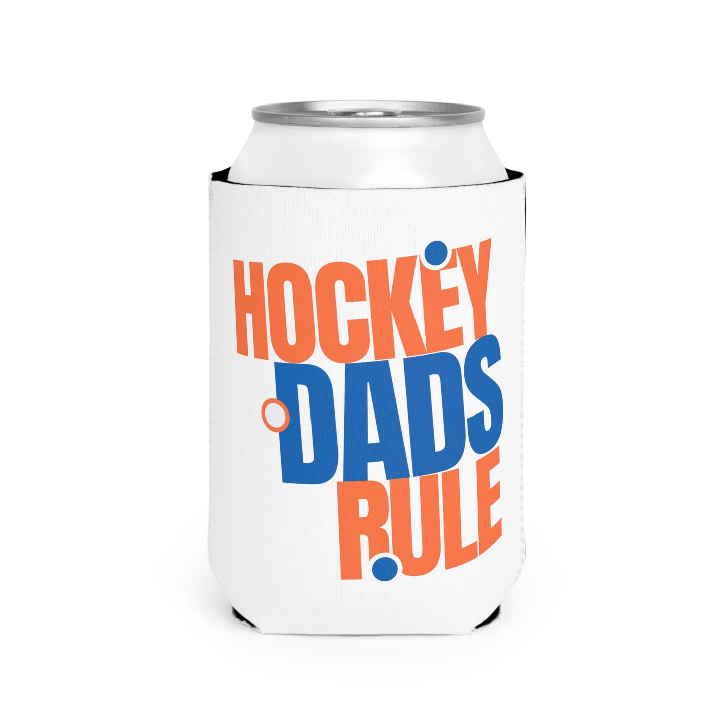 Hockey Dads Rule Can Cooler Sleeve