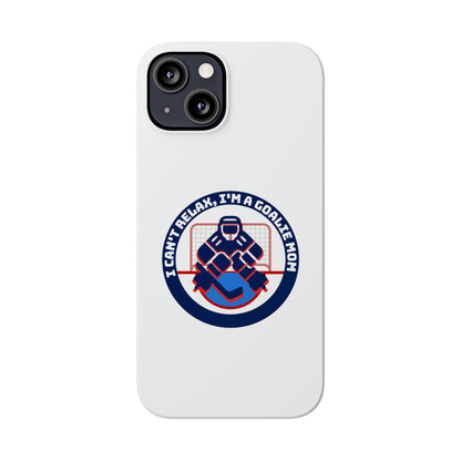 Goalie Mom Phone Case - White