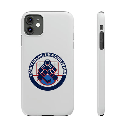 Goalie Mom Phone Case - White