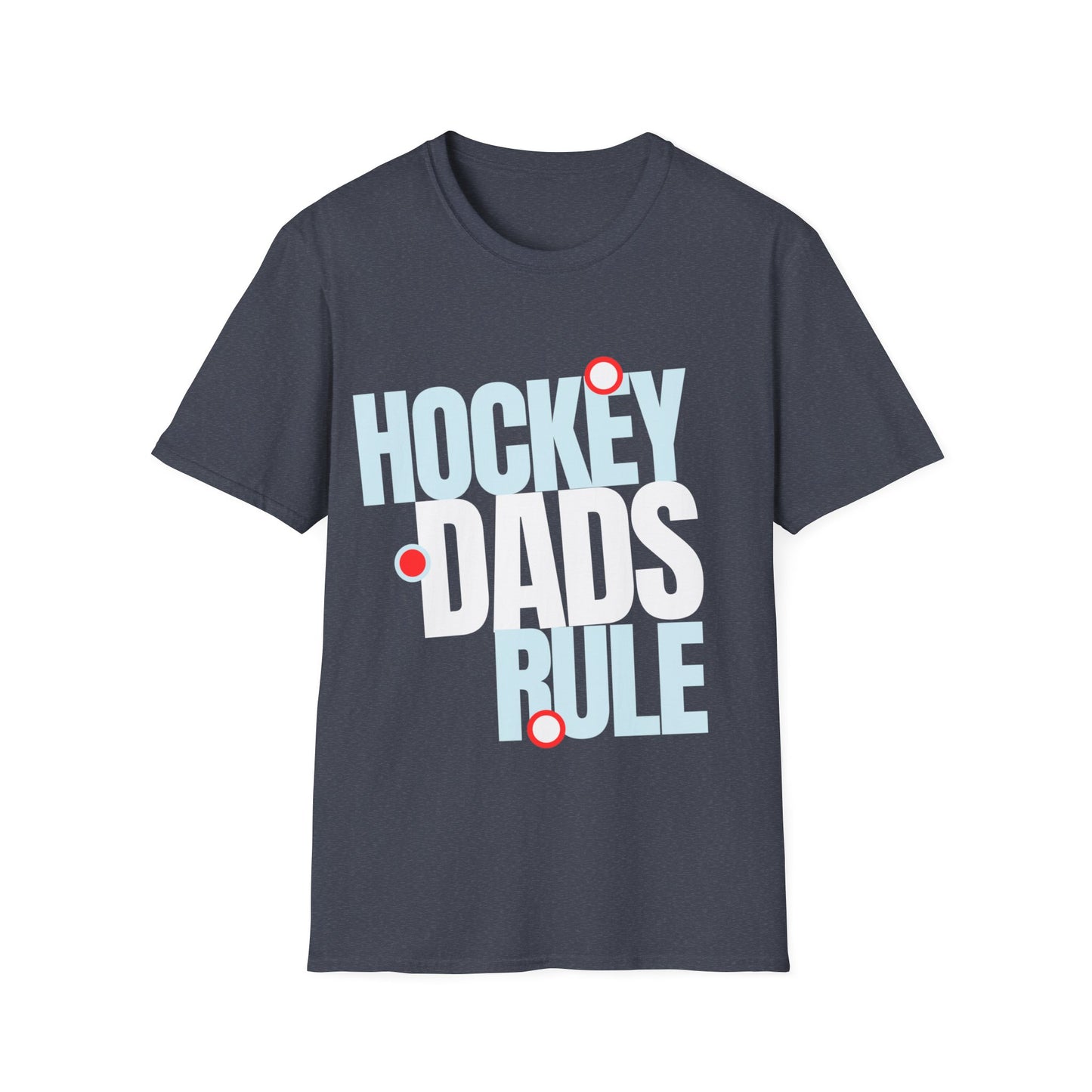 Hockey Dads Rule Unisex Softstyle T-Shirt